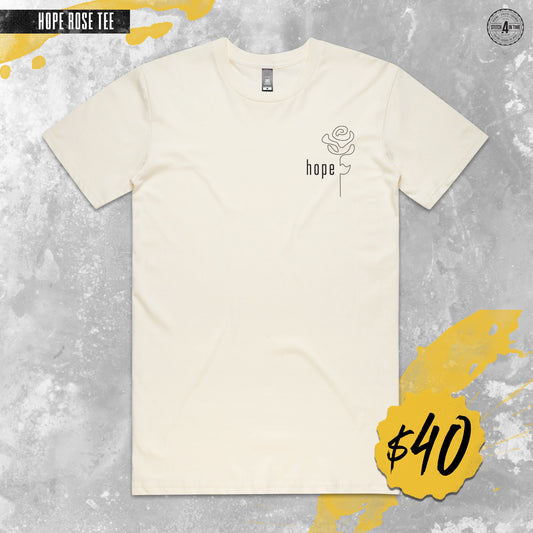 Hope Rose Staple Tee (Natural)