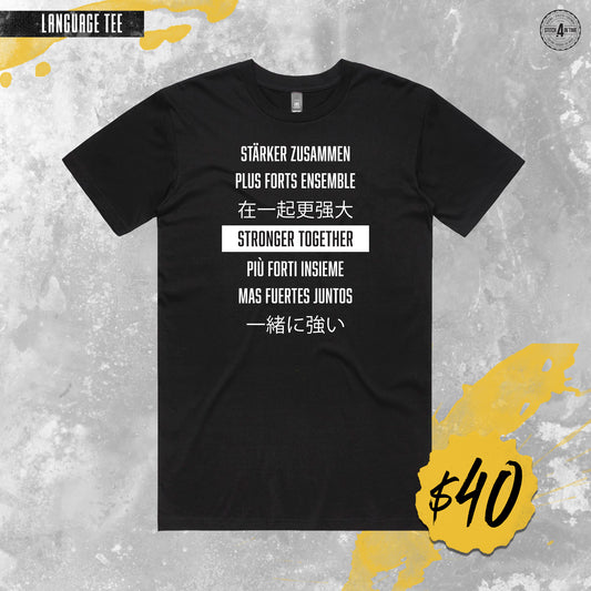 Stronger Together Staple Tee (Black)